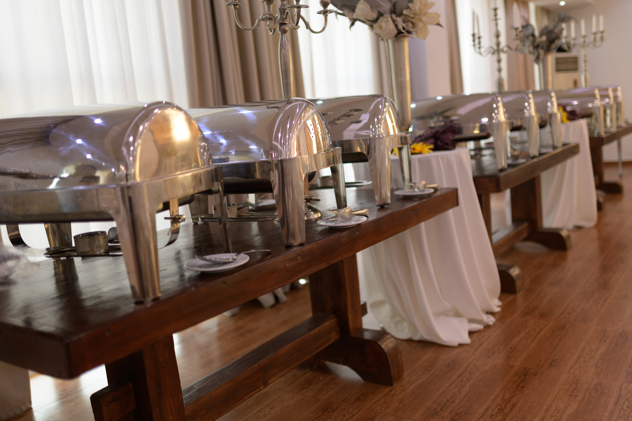 Μπουφές catering στην αίθουσα Υάκινθος